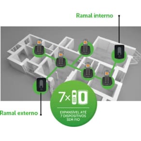 Kit Interfone Telefone Porteiro Tis 5010 E Fechadura Fx1500