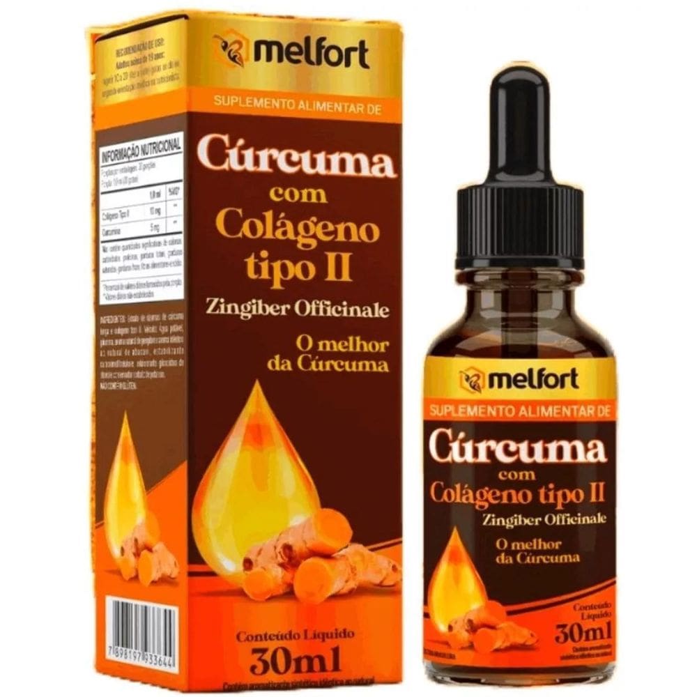 Curcumina E Colageno Tipo 2 Melfort Com Vitaminas B 30 Ml