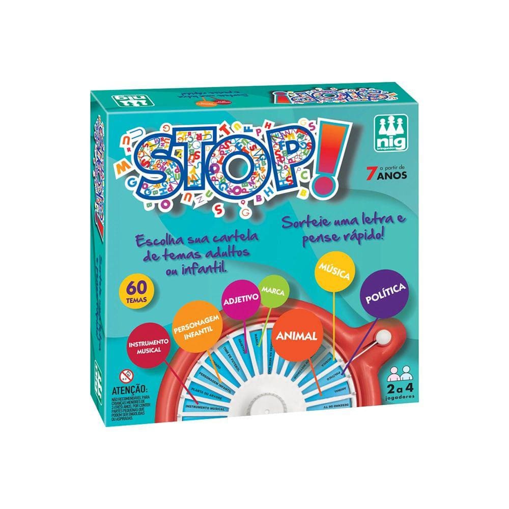 Jogo Stop Nig Brinquedos 60 Temas