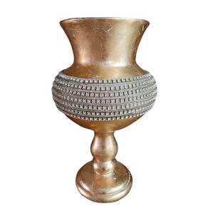 Vaso em Resina Dourado - 53x28x30cm - 26186