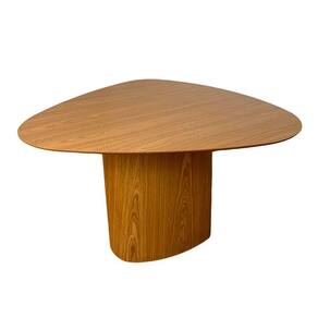 Mesa de Jantar Orgânica 120x125cm Tampo Freijó Base Freijó