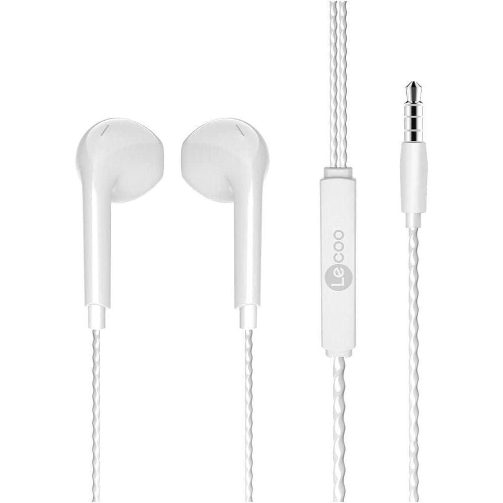 Fone De Ouvido Intra Auricular Lenovo EH104 Branco