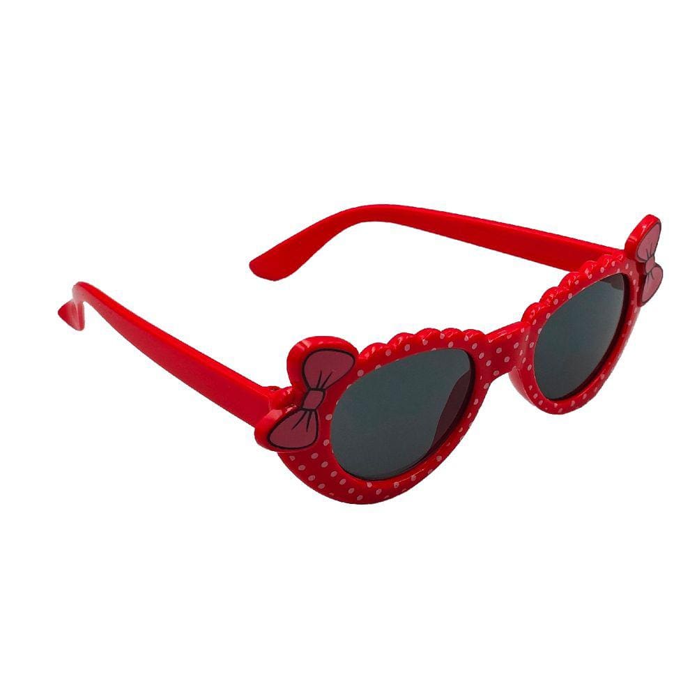 Óculos De Sol Infantil Com Lacinho Moda Triangular Blogueirinha