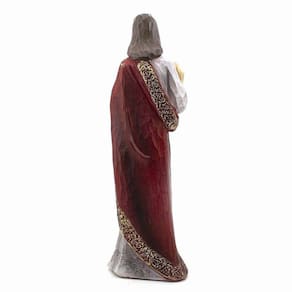 Imagem Sagrado Coração de Jesus Importado Resina 30cm