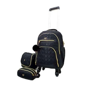 Mochila Escolar Giratória 360 Roda Lancheira Estojo mc4004