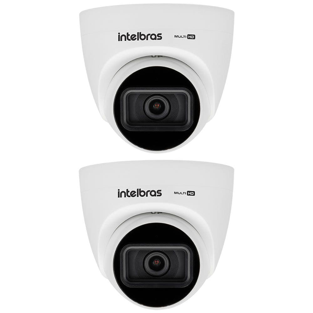 Kit 2 Câmeras Multi HD 2 Megapixels 2.8mm 30m Starlight VHD 3230 D SL Intelbras