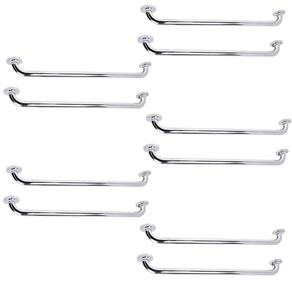 Alça Apoio Barra Suporte Anti Queda 70Cm Kit 10 Uni Banheiro Idoso Gestante Criança Varanda Box Corredor Escada
