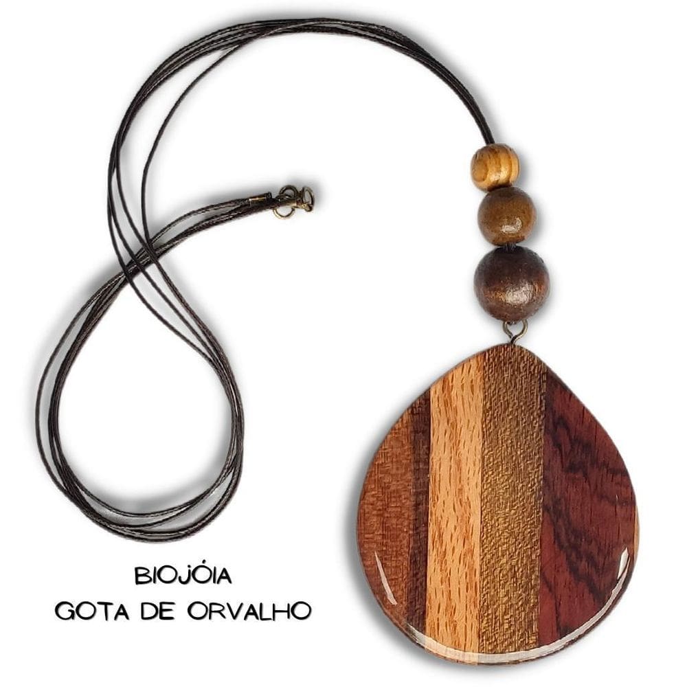 Biojóia Colar - Gota De Orvalho