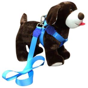 Coleira Peitoral Americano Premium para Cachorro - 25mm Azul nº 7 - Nicapet