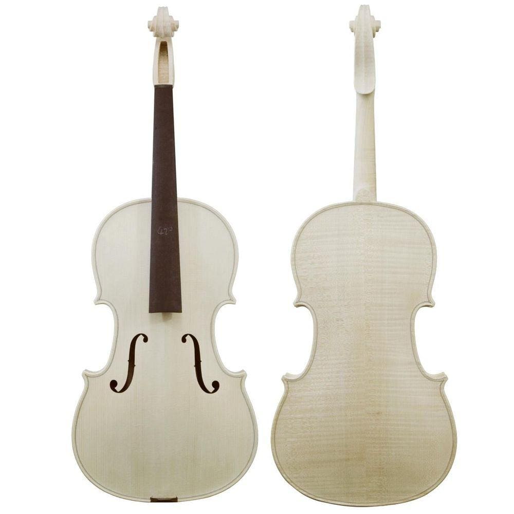 Viola de Arco Inacabada feita à mão Tam 42 Strad Abeto Atiro