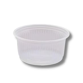Pote Plástico Descartável Redondo S/ Tampa 200ml C/ 1000un.