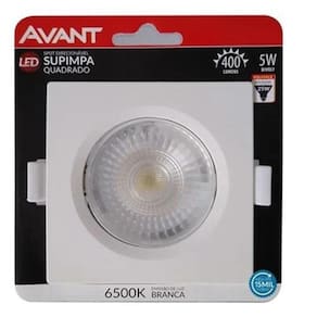Luminária Spot Led Supimpa Embutir 5w Bivolt 6500k Avant
