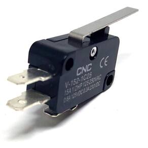 Micro Switch V-152-1C25 CNC | Velocidade 0,1mm a 1m/s | Frequência Ação Mecânica 600/min | Frequência Ação Elétrica 60/min