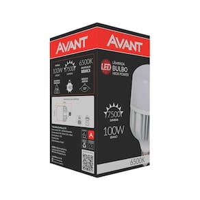 Lâmpada Led Avant Bulbo HP 100W, E40, 6,5K Branca, 25000Hr, 7500 Lumens, Bivolt