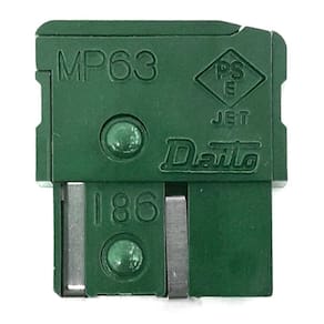 Fusível Dai-to Fanuc 6.3A MP63 Cartucho Verde 125V