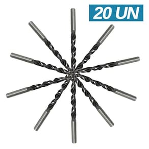 Kit 20 Broca 3 Pontas para Madeira em Aço Carbono 3mm - Starfer