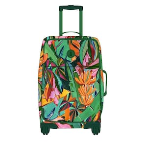Mala Farm Me Leva Estampada Folhagem de Banana G 46x77x32 cm