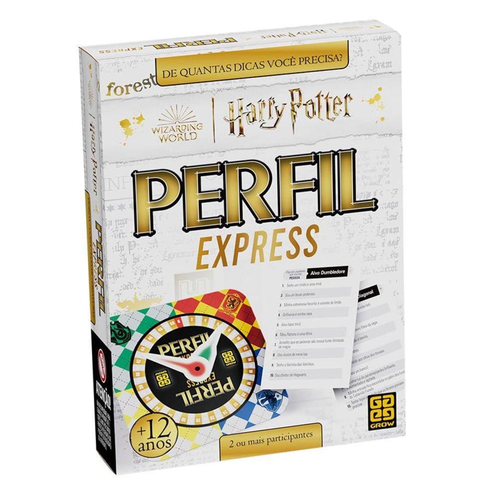 Jogo Perfil Express Harry Potter - Grow