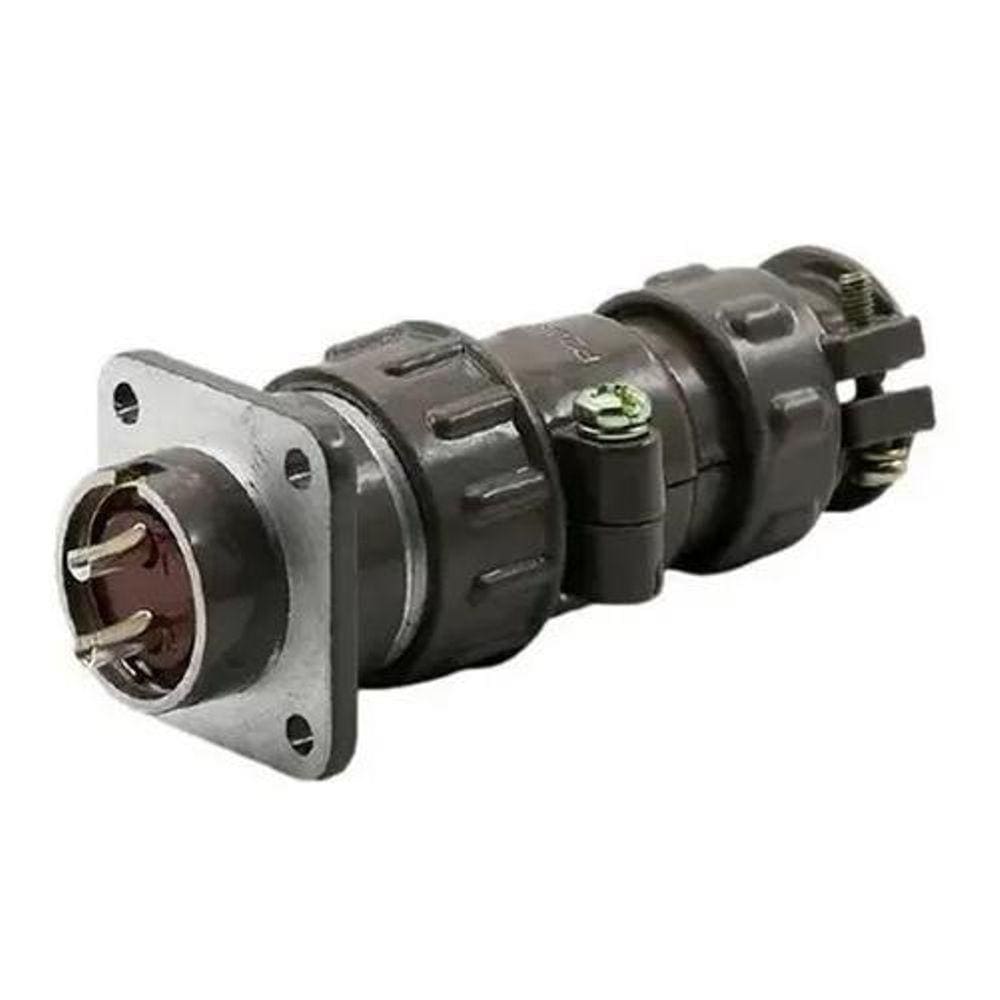 Tomada Elétrica Core 2 Pinos - 16A - Cinza