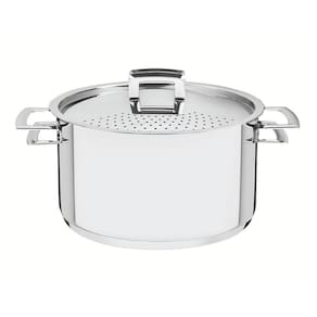 Espagueteira Brava em Aço Inox Fundo Triplo Tampa Perfurada 24 cm 6,1 l - Tramontina 62417240