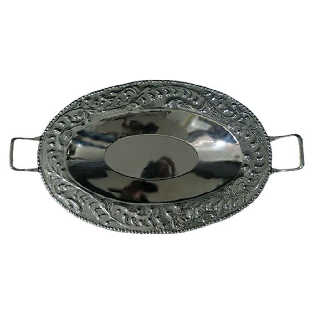 Travessa Prateado - 5x49x28cm - 26143