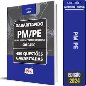 Caderno de Testes PM PE 2024 - Soldado - 450 Quest.