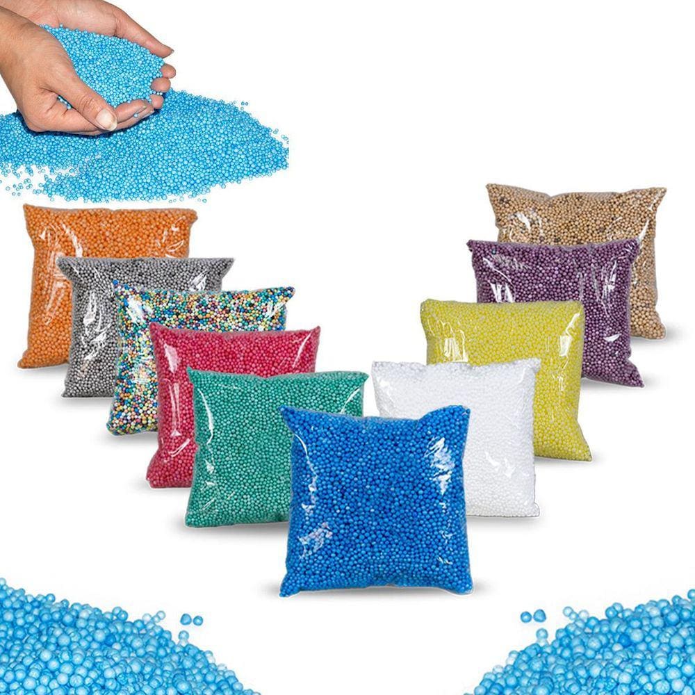 50 Litros Isopor Pérola Bolinha Slime Puff Colorido 5 L