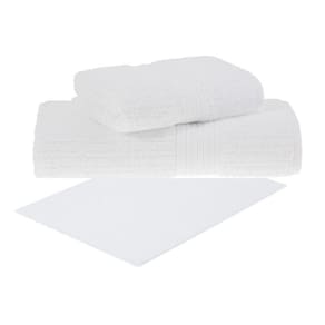 Toalha de Banho Gigante + Rosto + Piso 3 Pçs Buddemeyer Branco