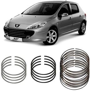 Jogo Anel Segmento Peugeot 307 2.0 2004 A 2012 Metal Leve
