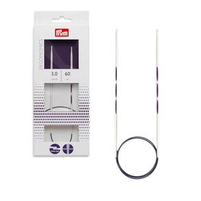 Agulhas Circulares Ergonômicas Para Tricô Prym 3.00Mm 60Cm