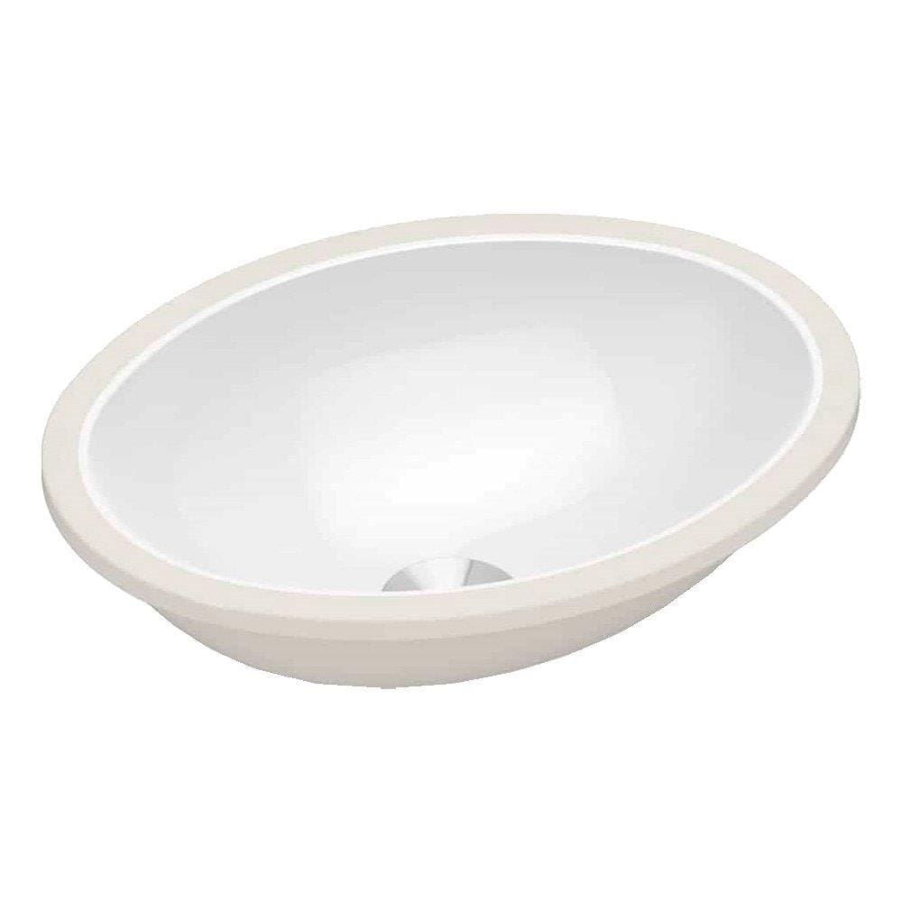 Cuba Embutir Celite Oval 49,5x33,0cm sem Mesa e sem Ladrão Branco