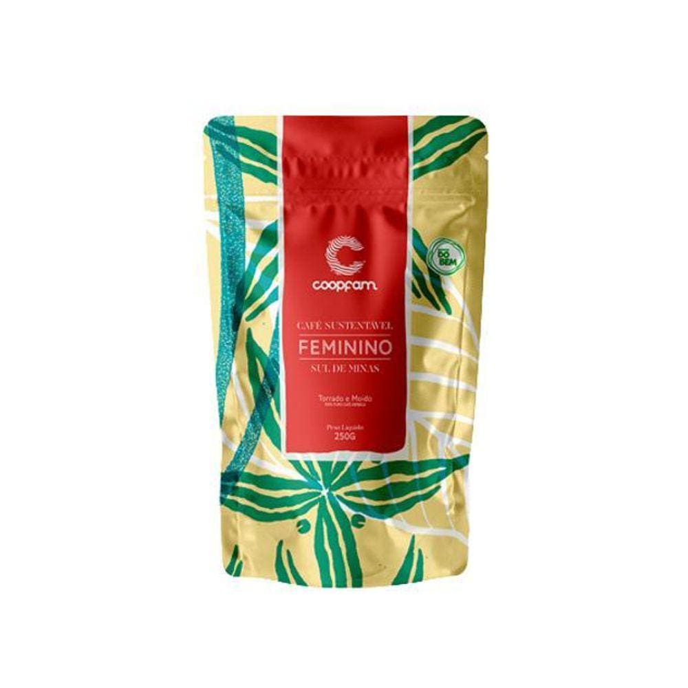 Kit 3X: Café Feminino Sustentável Moído Coopfam 250G