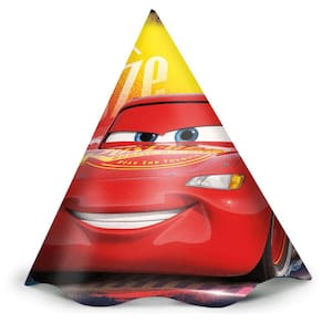 Kit Chapéu Carros Filme Disney Aniversário 12 Unidades