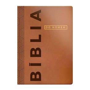 Bíblia do Homem NVI - Letra Grande - Luxo Marrom