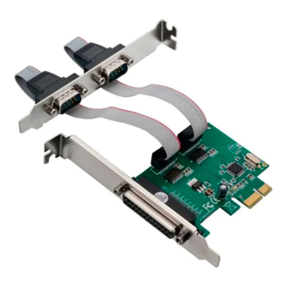 Placa PCI Express com 2 Portas Serial e 1 Paralela - Knup KP-T105