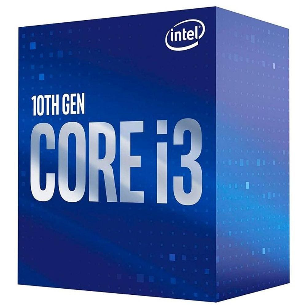Processador Intel Core i3-10100F, 3.6GHz Cache 6MB, Quad Core, 8 Threads, LGA 1200 - BX8070110100F