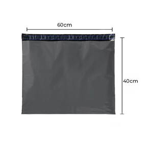Envelope Plástico Segurança 60x40 Eco 500 Und | Preto/Cinza