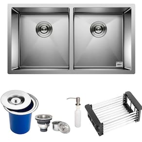 Cuba Dupla Quadrada Inox 304 Gourmet 9040 Lixeira 5L e Acessórios - EC346