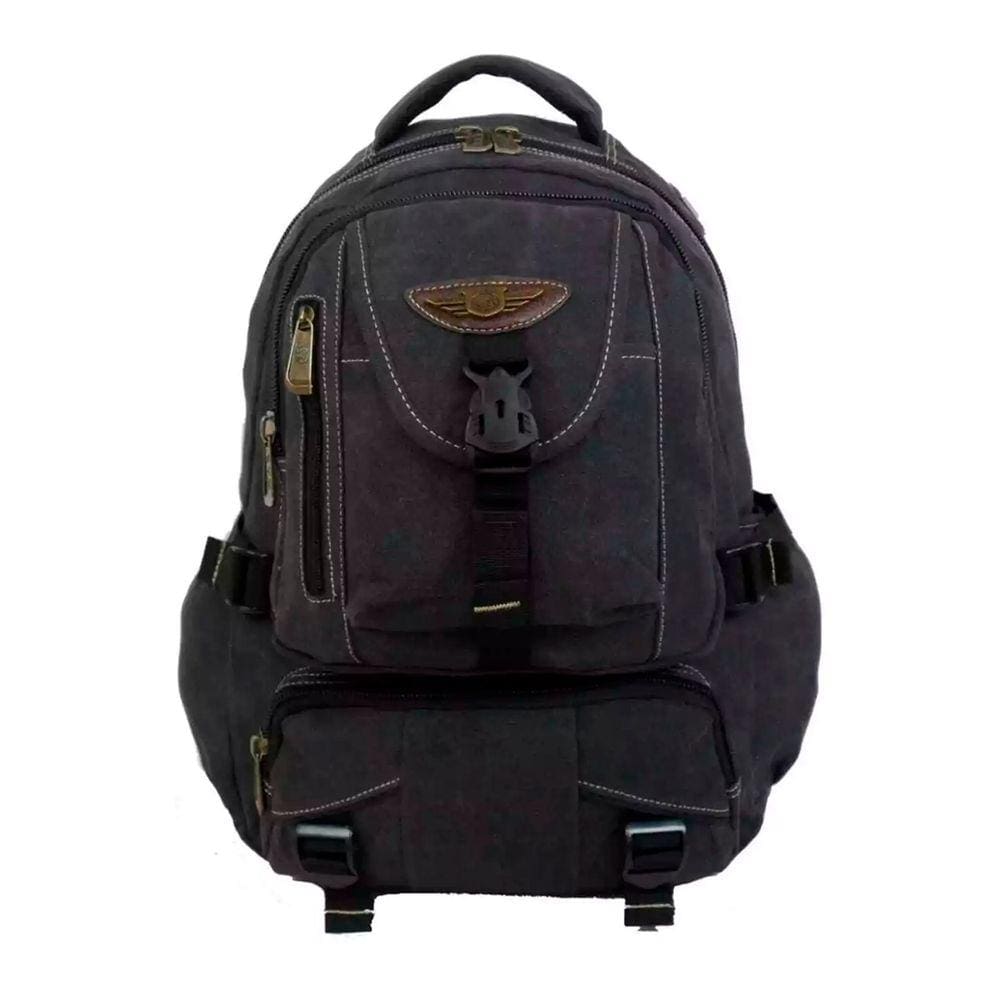Mochila Lona Kvn Ja9701 Keuven Preta