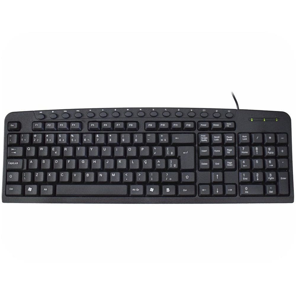 Teclado USB Multimídia K-MEX KM-2928U PRT
