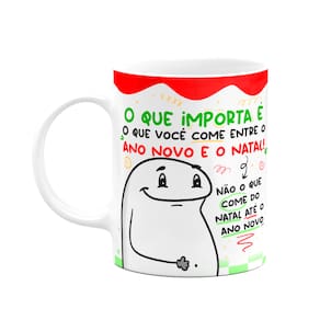 Caneca Flork Natal - O que você come no natal