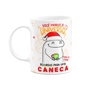 Caneca Flork Natal - Você merece o universo