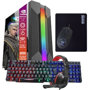 Computador Gamer TOB Core i5 SSD 480GB 16GB VGA GT730 4GB Windows 10 Pro Trial + Teclado/Mouse + Mouse Pad + Headset