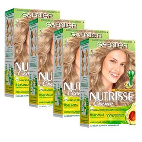 Kit 4 Tinturas Nutrisse Creme Louro Sol Da Liberdade 91