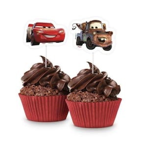 Picks Para Doces Tema Carros Com 8 Unidades