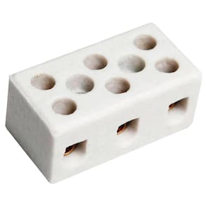 Conector De Porcelana Tripolar 16mm - Fertak