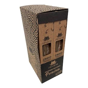 Incenso Nirvana Cravo Premium 12 Cxs 5 Varetas - Nacional