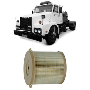 Filtro Combustível Volvo N 10 80 a 92 NL 12 89 a 94 Wega