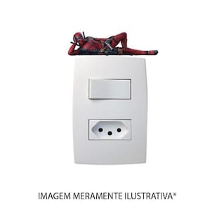 Adesivo de Interruptor Deadpool Mod03 - Vinil Adesivo