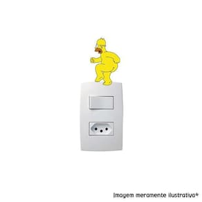 Adesivo para Interruptor Homer - Vinil Adesivo